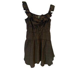 Wild Fable Black Ruffle Dress Size XS Strechy